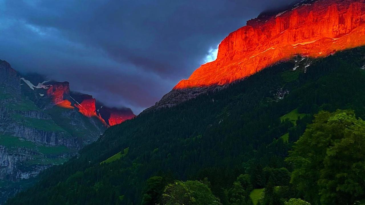 Ferienwohnung Im Gruenen Grindelwald Exteriér fotografie